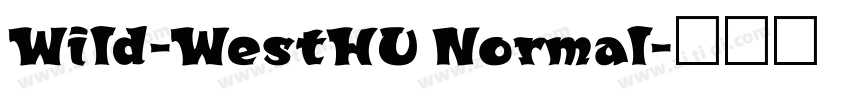 Wild-WestHU Normal字体转换